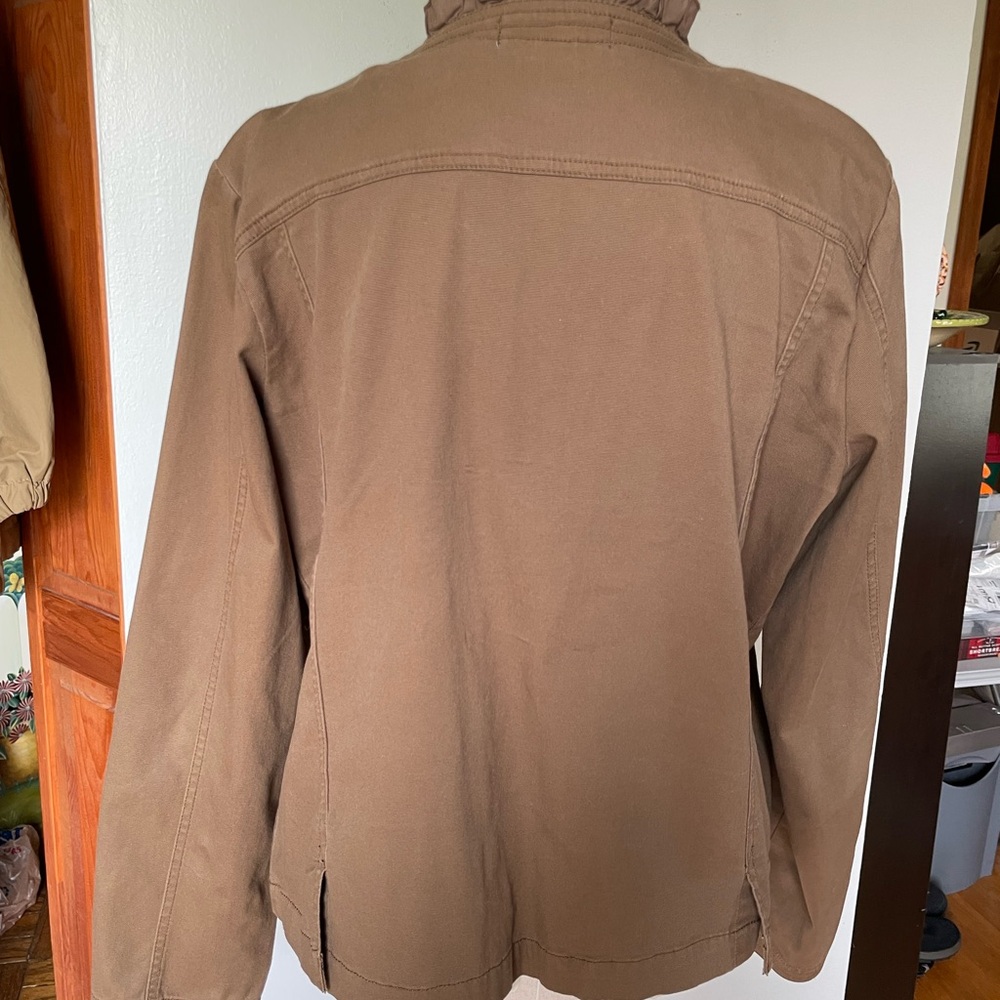 IZOD Ruffled Blazer/Jacket, Size L - Picture 3 of 10